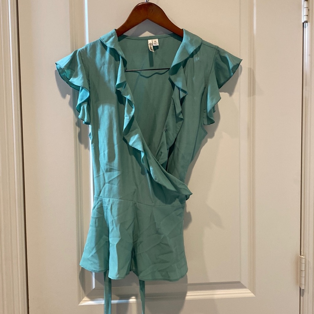 Teal Versona top